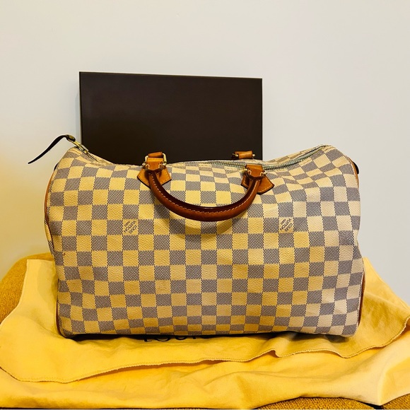 Louis Vuitton Speedy 35 Damier Azur - Picture 3 of 16